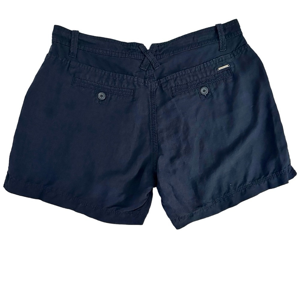 Calvin Klein Jeans Lightweight Navy Linen Shorts Size 6 - Picture 5 of 7
